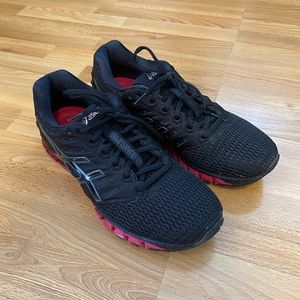 ASICS Gel Quantum Black Running Sneakers